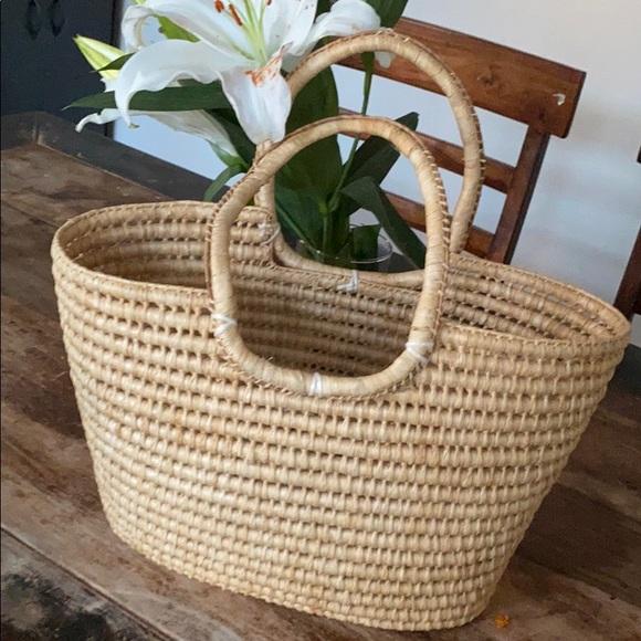 Handbags - Cute French flower basket